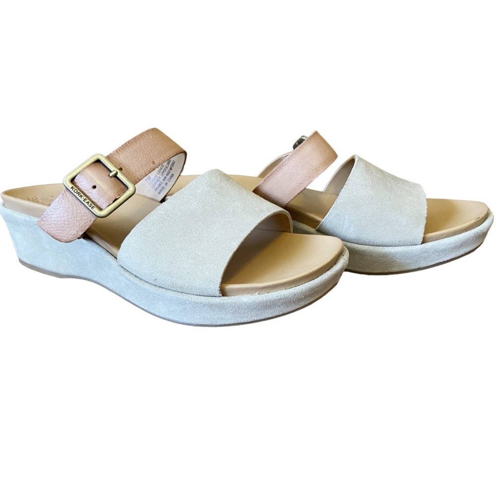 The Kork-Ease Bisti Two Strap Tan / Beige Sandal